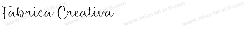 Fabrica Creativa字体转换